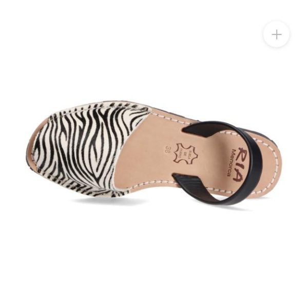 Ria menorca donna in nappa zebrato  cod.20002-2-S2 - immagine 3