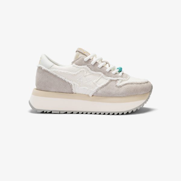 Sun68 Big Stargirl Canvas Bianco Panna Z34216
