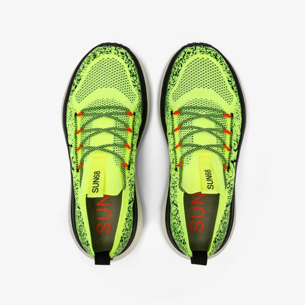 Sun68 Jupiter Knit Giallo Fluo Z34127 - immagine 4