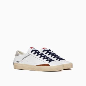 Panchic Original Color Blu Giallo Lace-Up Shoe Suede P01M011-00552121