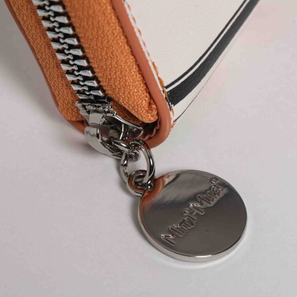 Mimì-Muà Portafoglio Panna Arancio Art. M9-Z200872 - immagine 6