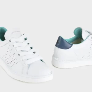 Panchic Original Color Blu Giallo Lace-Up Shoe Suede P01M011-00552121