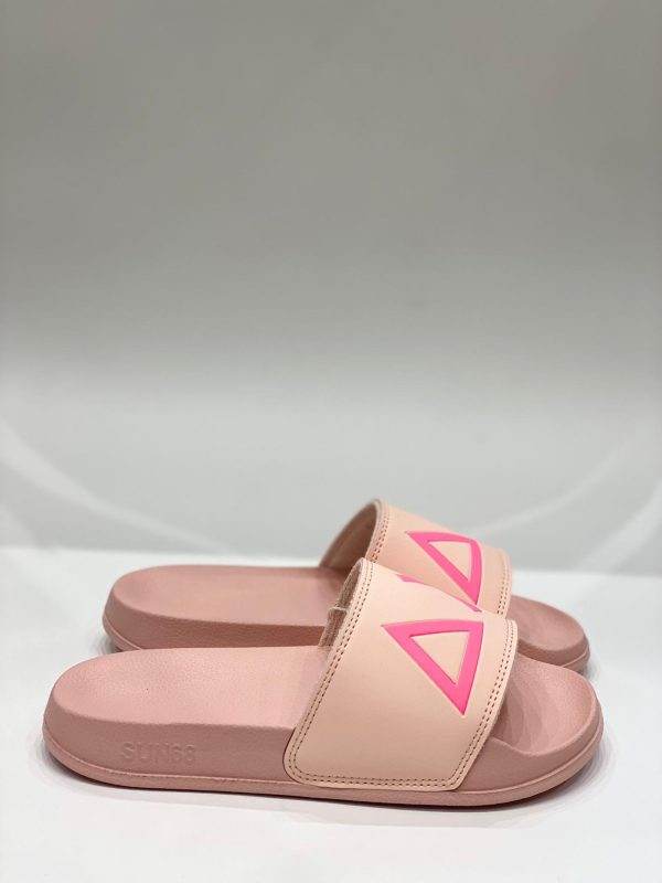 Sun68 Slippers Logo Rosa X34203