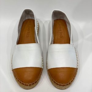 Funny Duck Espadrillas Bianco/Cuoio cod. 368-Y500