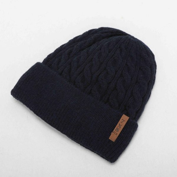 7x8 Berretto in maglia Blu navy 15CP-8537