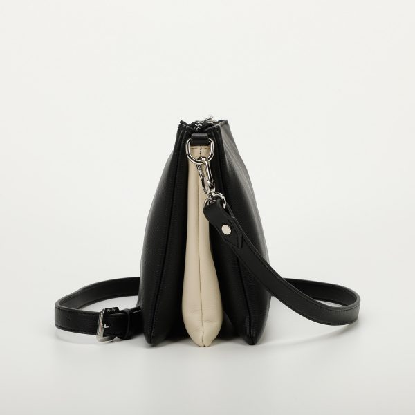 Mimì-Muà Borsa a tracolla Nero Panna M8-H200978 - immagine 4