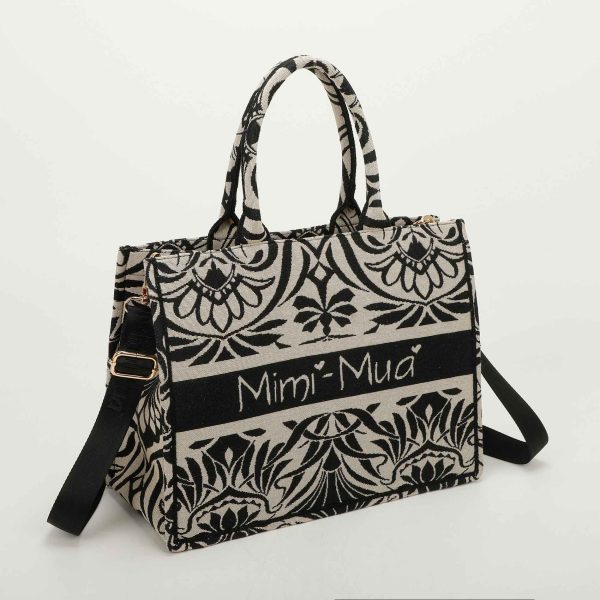 Mimì-Muà Borsa Shopper Panna M8-H201044 - immagine 2