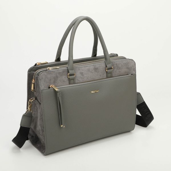 Mimì-Muà Borsa cartella Grigio M8-J201024 - immagine 2