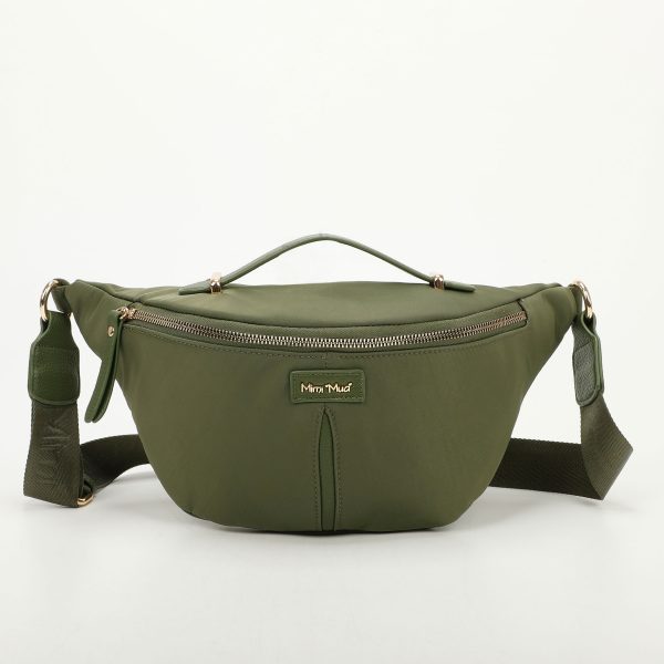 Mimì-Muà Borsa tracolla marsupio Verde oliva M8-Y200939