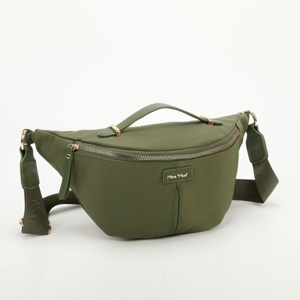 Mimì-Muà Borsa tracolla marsupio Verde oliva M8-Y200939 - immagine 2