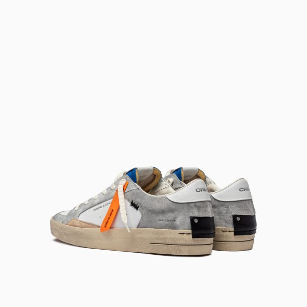 Crime London Deluxe Bianco Grigio cod.14102PP7 - immagine 4