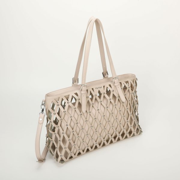 Mimì-Muà Borsa shopping Beige M8-H201180 - immagine 2