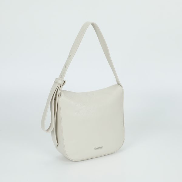 Mimì-Muà Borsa a tracolla in vera pelle Bianco M8-H201211 - immagine 2