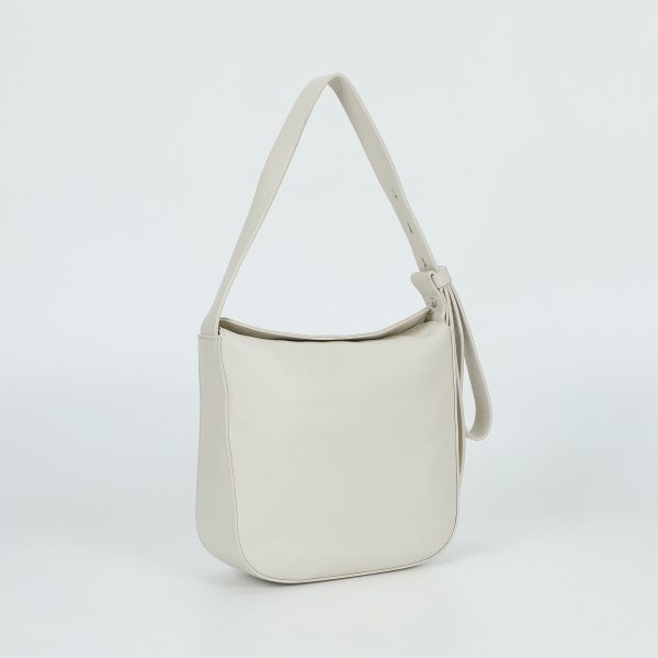 Mimì-Muà Borsa a tracolla in vera pelle Bianco M8-H201211 - immagine 4