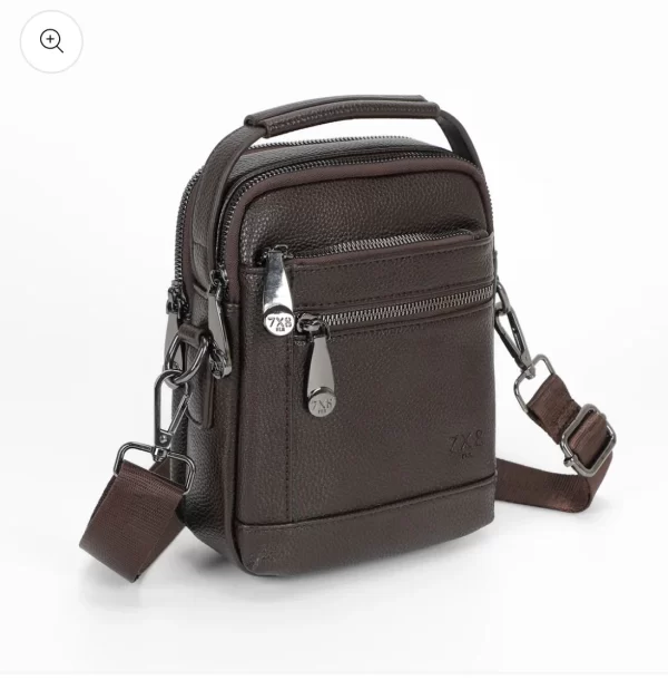 7x8 Borsa tracolla Marrone X8-S234 - immagine 2