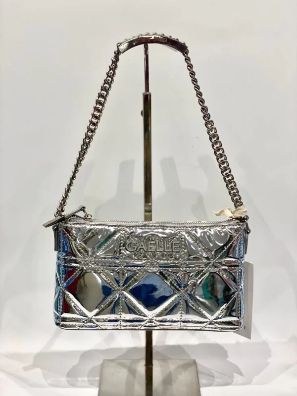 Gaelle Borsa Argento specchiato GAACW02158