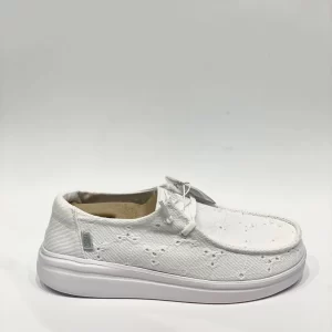 Hey Dude Donna Wendy Rise Eyelet Bianca Art.40075-9CT