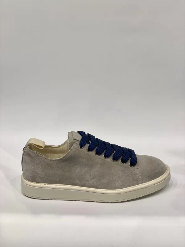 Panchic Original Grigio Chiaro P01M001-00222009 Lace-Up Shoe Suede