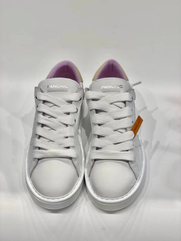 Panchic Lace-up Leather Color Bianco   P01W01300860031 - immagine 2