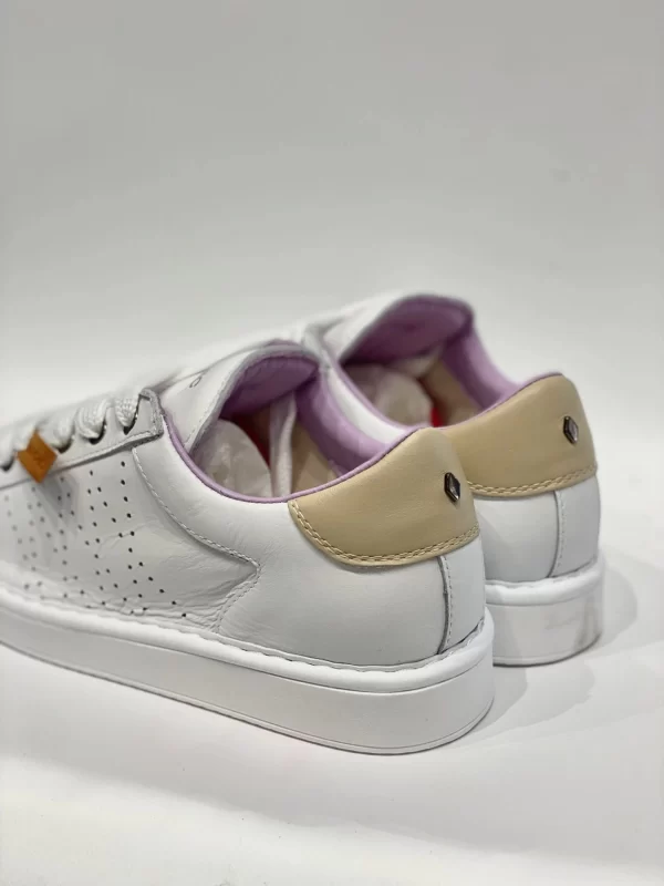 Panchic Lace-up Leather Color Bianco   P01W01300860031 - immagine 3