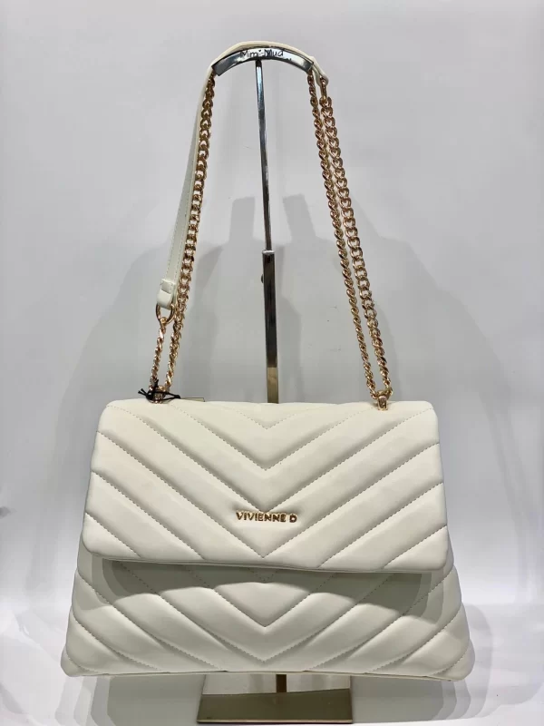 Vivienne Borsa Matellassè Bianco V127