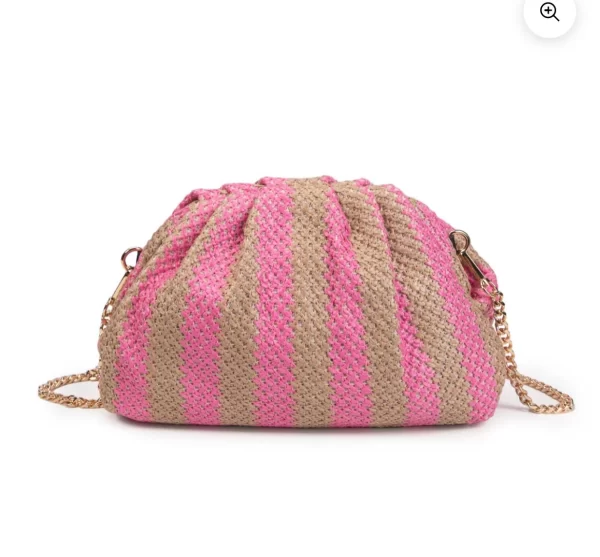 Vivienne Mini Bag Stripes Rosa V160 - immagine 2