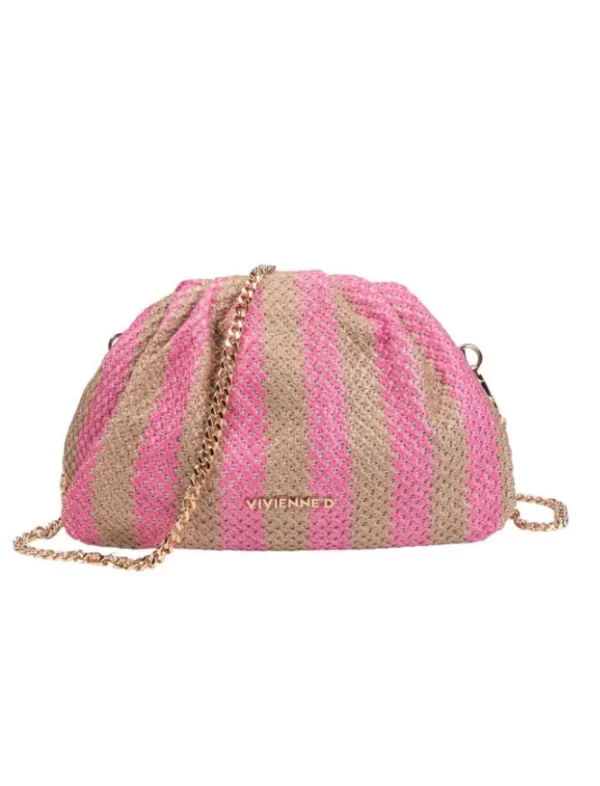 Vivienne Mini Bag Stripes Rosa V160