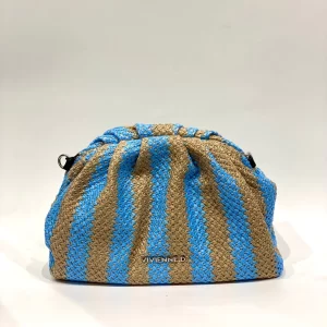 Vivienne Mini Bag Stripes Azzurro V160