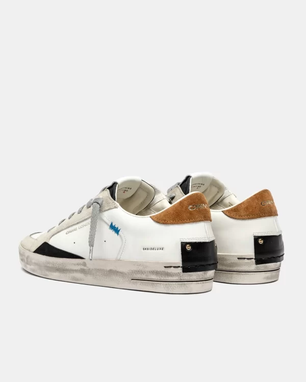Crime London SK8 Deluxe Bianco cod.11108AA8 - immagine 2