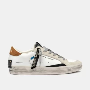 Crime London SK8 Deluxe Bianco cod.11108AA8