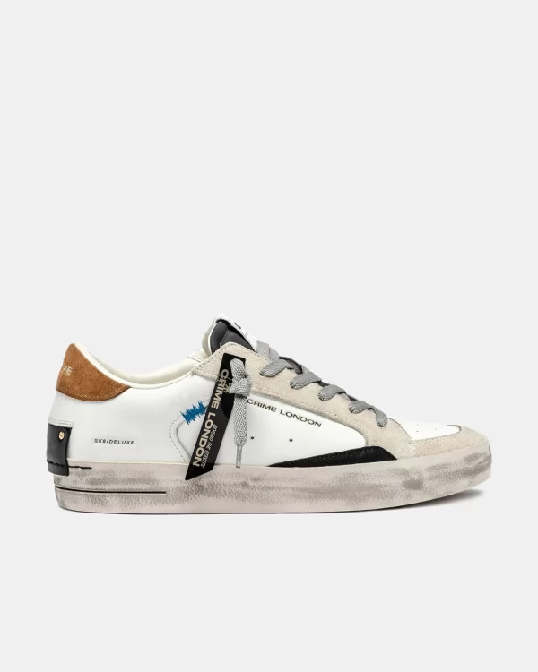Crime London SK8 Deluxe Bianco cod.11108AA8