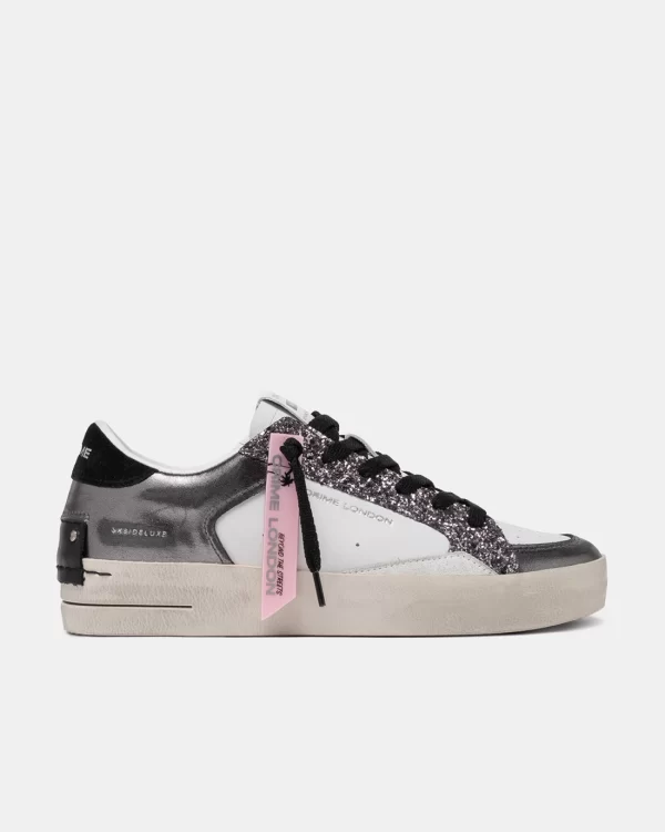 Crime London SK8 Deluxe Bianco  cod.21107AA7