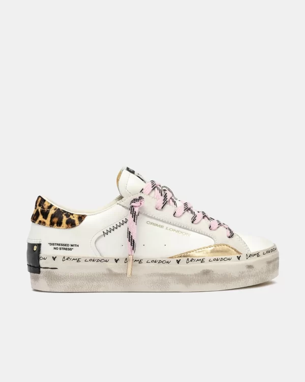 Crime London Distressed Bianco cod.25072AA8