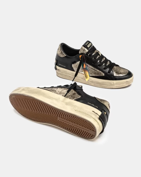 Crime London SK8 Deluxe Wedge Nero cod.25193AA8 - immagine 2