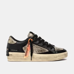 Crime London SK8 Deluxe Wedge Nero cod.25193AA8