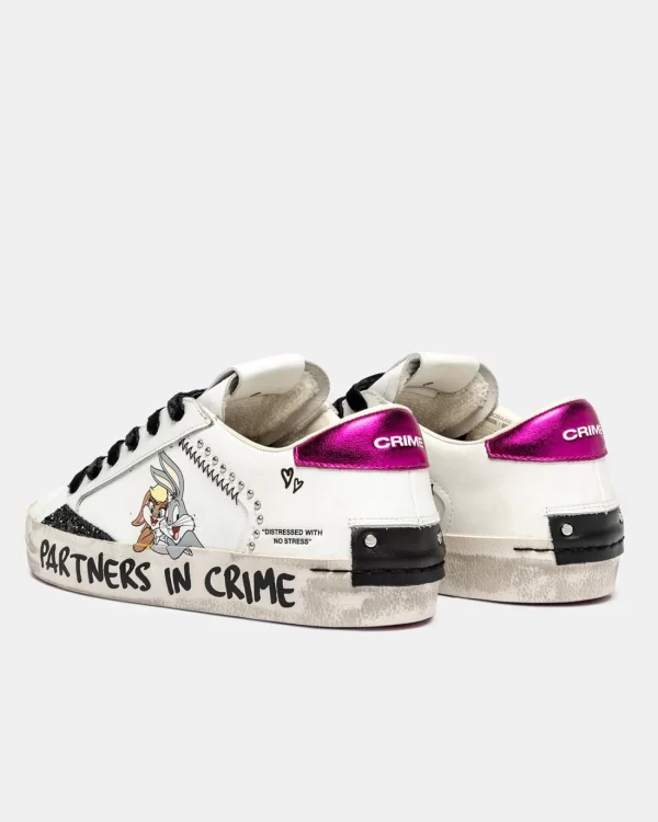 Crime London Distressed Bianco cod.88009AA8 - immagine 3