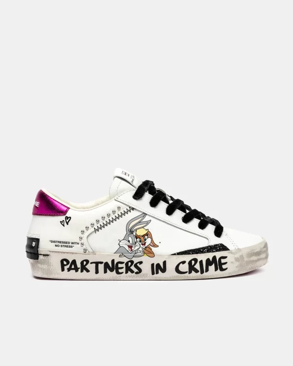 Crime London Distressed Bianco cod.88009AA8