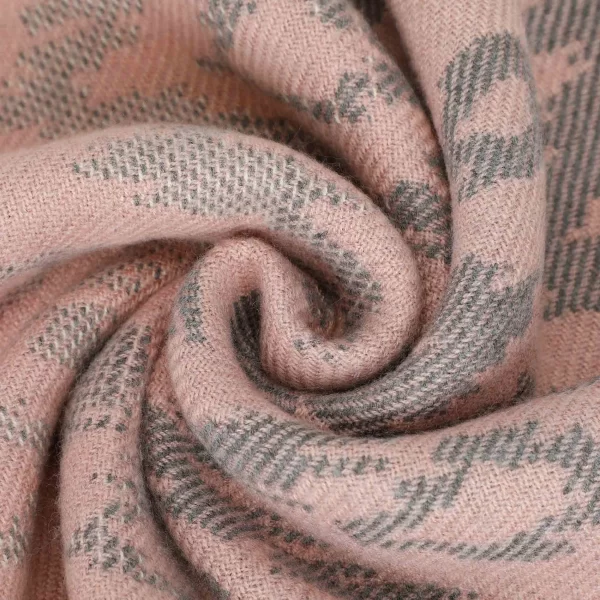 Mimì-Muà sciarpa con motivo geometrico Rosa FSAN-9257 - immagine 3