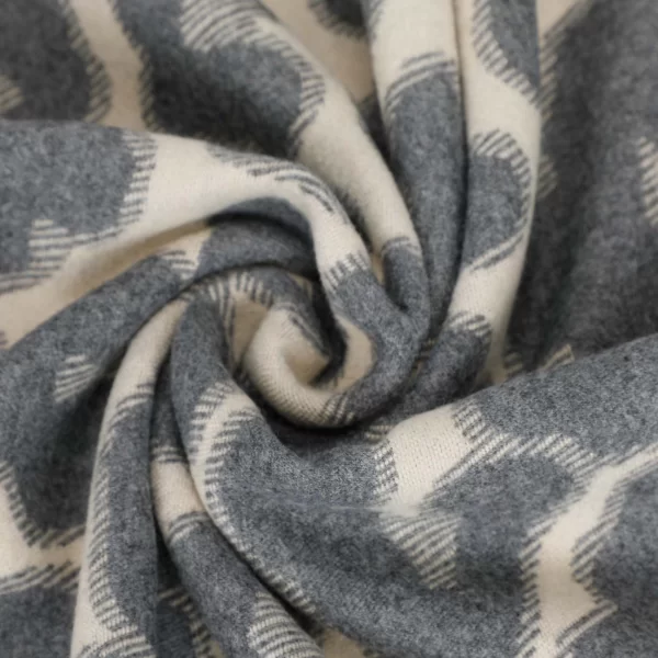 Mimì-Muà sciarpa leopardata Grigio  FSAN-9258 - immagine 3