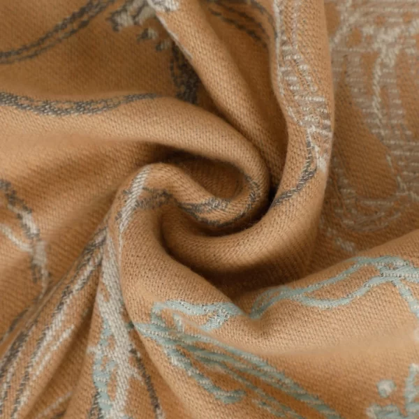Mimì-Muà sciarpa con Fiori Cammello  FSAN-9260 - immagine 3