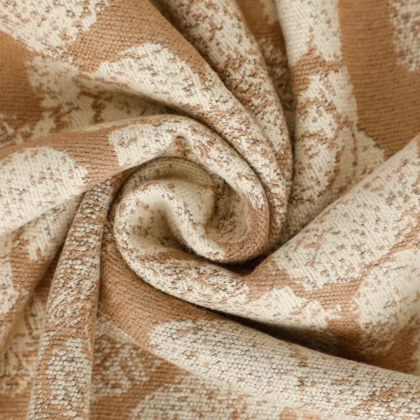Mimì-Muà sciarpa con fiori Cammello  FSAN-9261 - immagine 2