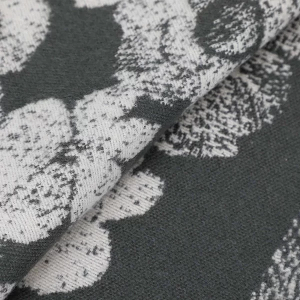 Mimì-Muà sciarpa con Fiori Verde militare  FSAN-9261 - immagine 2