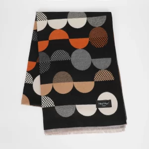 Mimì-Muà sciarpa con sfere Nero  FSAN-9263