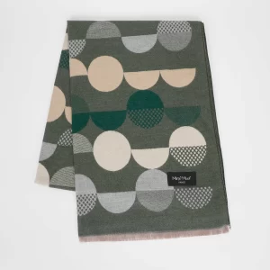 Mimì-Muà sciarpa con sfere Verde militare  FSAN-9263