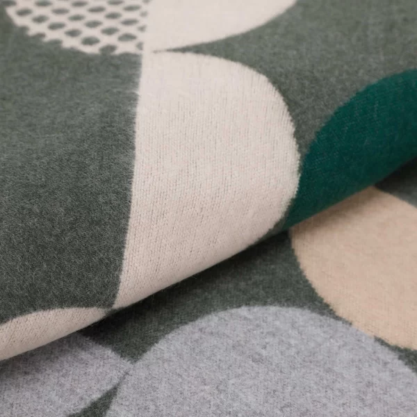 Mimì-Muà sciarpa con sfere Verde militare  FSAN-9263 - immagine 2