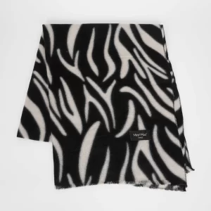 Mimì-Muà sciarpa zebrata Nero/Bianco  FSAN-9266
