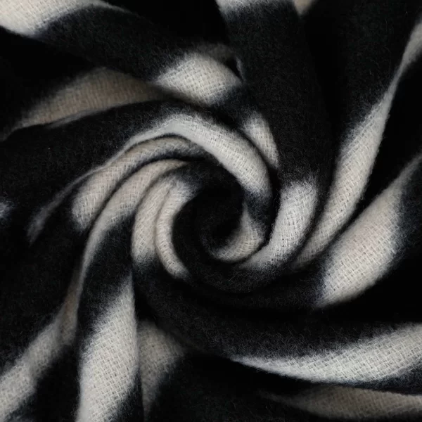 Mimì-Muà sciarpa zebrata Nero/Bianco  FSAN-9266 - immagine 3