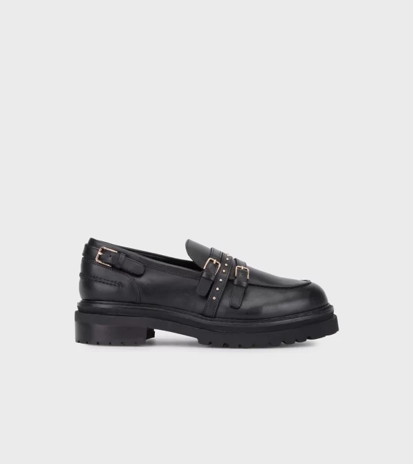 Janet&Janet Mocassino Nero J-470A