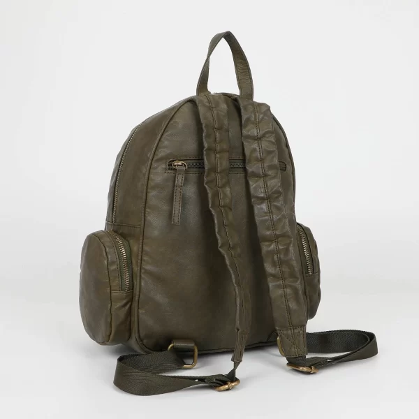 Mimì-Muà Zaino con tasche Verde militare M8-H201292 - immagine 4