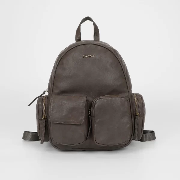 Mimì-Muà Zaino con tasche Grigio M8-H201292